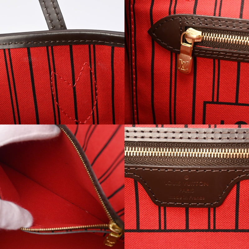 LOUIS VUITTON ルイヴィトン ダミエ ネヴァーフル PM ブラウン N41359 レディース ダミエキャンバス ハンドバッグ Aランク 中古 銀蔵
