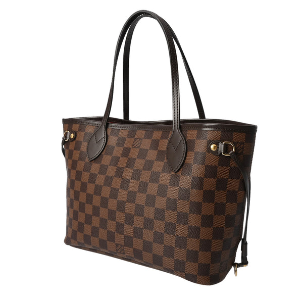 LOUIS VUITTON ルイヴィトン ダミエ ネヴァーフル PM ブラウン N41359 レディース ダミエキャンバス ハンドバッグ Aランク 中古 銀蔵