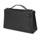 HERMES エルメス ポシェットケリー ブラック W刻印(2024年頃) レディース ヴォースイフト ハンドバッグ 未使用 銀蔵