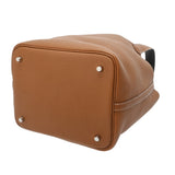 HERMES エルメス ピコタン ロック MM エクラ ゴールド/エベンヌ Z刻印(2021年頃) レディース トリヨンクレマンス ハンドバッグ 新同 中古 銀蔵