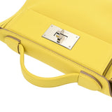 HERMES エルメス ヴァンキャトル ミニ 21 ライム U刻印(2022年頃) レディース エバーカラー スイフト ハンドバッグ ABランク 中古 銀蔵
