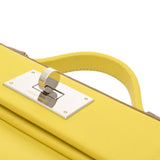 HERMES エルメス ヴァンキャトル ミニ 21 ライム U刻印(2022年頃) レディース エバーカラー スイフト ハンドバッグ ABランク 中古 銀蔵