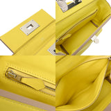 HERMES エルメス ヴァンキャトル ミニ 21 ライム U刻印(2022年頃) レディース エバーカラー スイフト ハンドバッグ ABランク 中古 銀蔵