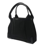 BALENCIAGA バレンシアガ ネイビーカバス XS ブラック 390346 レディース キャンバス レザー ハンドバッグ ABランク 中古 銀蔵