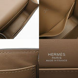 HERMES エルメス ゲタ エトゥープ U刻印(2022年頃) レディース シェーブル ショルダーバッグ Aランク 中古 銀蔵