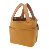 HERMES エルメス ピコタン ロック PM セサミ/デセール U刻印(2022年頃)　　　　 レディース ヴォースイフト トワルゴエラン ハンドバッグ 新同 中古 銀蔵