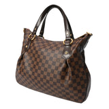 LOUIS VUITTON ルイヴィトン ダミエ イーヴォラ MM 2WAY ブラウン N41131 レディース ダミエキャンバス ハンドバッグ Bランク 中古 銀蔵