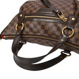 LOUIS VUITTON ルイヴィトン ダミエ イーヴォラ MM 2WAY ブラウン N41131 レディース ダミエキャンバス ハンドバッグ Bランク 中古 銀蔵