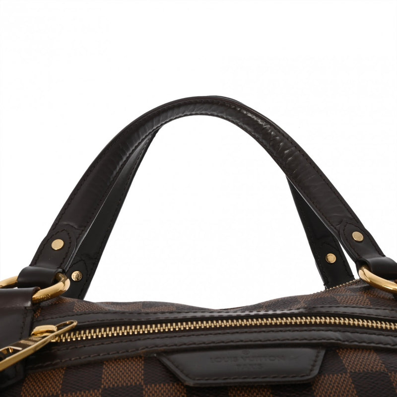 LOUIS VUITTON ルイヴィトン ダミエ イーヴォラ MM 2WAY ブラウン N41131 レディース ダミエキャンバス ハンドバッグ Bランク 中古 銀蔵