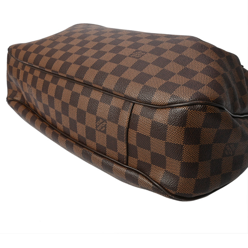 LOUIS VUITTON ルイヴィトン ダミエ イーヴォラ MM 2WAY ブラウン N41131 レディース ダミエキャンバス ハンドバッグ Bランク 中古 銀蔵