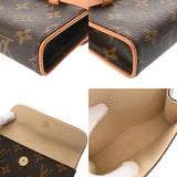 LOUIS VUITTON ルイヴィトン モノグラム ポシェットフロランティーヌ ベルトS ブラウン M51855 レディース モノグラムキャンバス ウエストバッグ ABランク 中古 銀蔵