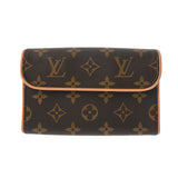 LOUIS VUITTON ルイヴィトン モノグラム ポシェットフロランティーヌ ベルトS ブラウン M51855 レディース モノグラムキャンバス ウエストバッグ ABランク 中古 銀蔵