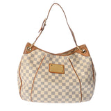 LOUIS VUITTON ルイヴィトン ダミエアズール ガリエラ PM ホワイト N55215 レディース ダミエキャンバス ハンドバッグ Bランク 中古 銀蔵