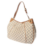LOUIS VUITTON ルイヴィトン ダミエアズール ガリエラ PM ホワイト N55215 レディース ダミエキャンバス ハンドバッグ Bランク 中古 銀蔵