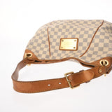 LOUIS VUITTON ルイヴィトン ダミエアズール ガリエラ PM ホワイト N55215 レディース ダミエキャンバス ハンドバッグ Bランク 中古 銀蔵