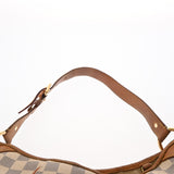 LOUIS VUITTON ルイヴィトン ダミエアズール ガリエラ PM ホワイト N55215 レディース ダミエキャンバス ハンドバッグ Bランク 中古 銀蔵