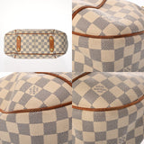 LOUIS VUITTON ルイヴィトン ダミエアズール ガリエラ PM ホワイト N55215 レディース ダミエキャンバス ハンドバッグ Bランク 中古 銀蔵