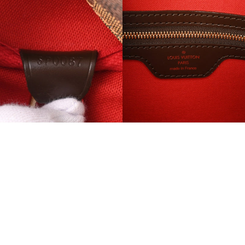 LOUIS VUITTON ルイヴィトン ダミエ ノリータ ブラウン N41455 ユニセックス ダミエキャンバス ハンドバッグ ABランク 中古 銀蔵