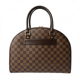 LOUIS VUITTON ルイヴィトン ダミエ ノリータ ブラウン N41455 ユニセックス ダミエキャンバス ハンドバッグ ABランク 中古 銀蔵