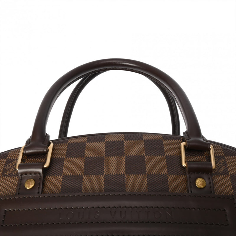 LOUIS VUITTON ルイヴィトン ダミエ ノリータ ブラウン N41455 ユニセックス ダミエキャンバス ハンドバッグ ABランク 中古 銀蔵