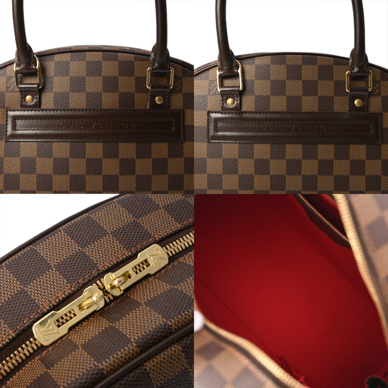 LOUIS VUITTON ルイヴィトン ダミエ ノリータ ブラウン N41455 ユニセックス ダミエキャンバス ハンドバッグ ABランク 中古 銀蔵
