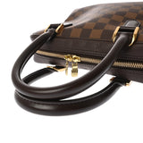 LOUIS VUITTON ルイヴィトン ダミエ ブレラ ブラウン N51150 レディース ダミエキャンバス ハンドバッグ Aランク 中古 銀蔵