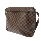 LOUIS VUITTON ルイヴィトン ダミエ ブルックリン MM ブラウン N51211 ユニセックス ダミエキャンバス ショルダーバッグ Bランク 中古 銀蔵