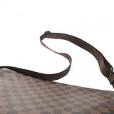 LOUIS VUITTON ルイヴィトン ダミエ ブルックリン MM ブラウン N51211 ユニセックス ダミエキャンバス ショルダーバッグ Bランク 中古 銀蔵