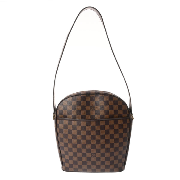 LOUIS VUITTON ルイヴィトン ダミエ イパネマ GM ブラウン N51292 レディース ダミエキャンバス ショルダーバッグ ABランク 中古 銀蔵