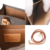 LOUIS VUITTON ルイヴィトン モノグラム プティット サックプラ 旧型 2WAY ブラウン M69442 レディース モノグラムキャンバス ハンドバッグ ABランク 中古 銀蔵
