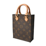 LOUIS VUITTON ルイヴィトン モノグラム プティット サックプラ 旧型 2WAY ブラウン M69442 レディース モノグラムキャンバス ハンドバッグ ABランク 中古 銀蔵