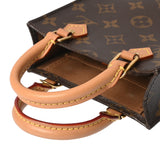 LOUIS VUITTON ルイヴィトン モノグラム プティット サックプラ 旧型 2WAY ブラウン M69442 レディース モノグラムキャンバス ハンドバッグ ABランク 中古 銀蔵
