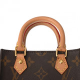 LOUIS VUITTON ルイヴィトン モノグラム プティット サックプラ 旧型 2WAY ブラウン M69442 レディース モノグラムキャンバス ハンドバッグ ABランク 中古 銀蔵