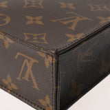 LOUIS VUITTON ルイヴィトン モノグラム プティット サックプラ 旧型 2WAY ブラウン M69442 レディース モノグラムキャンバス ハンドバッグ ABランク 中古 銀蔵