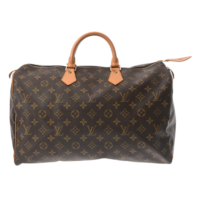 LOUIS VUITTON ルイヴィトン モノグラム スピーディ 40 ブラウン M41522 レディース モノグラムキャンバス ハンドバッグ Bランク 中古 銀蔵