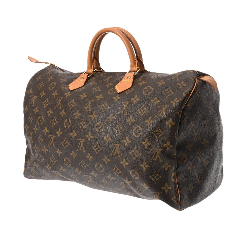 LOUIS VUITTON ルイヴィトン モノグラム スピーディ 40 ブラウン M41522 レディース モノグラムキャンバス ハンドバッグ Bランク 中古 銀蔵