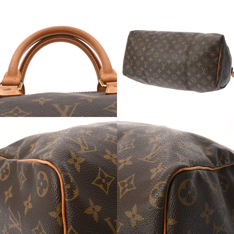 LOUIS VUITTON ルイヴィトン モノグラム スピーディ 40 ブラウン M41522 レディース モノグラムキャンバス ハンドバッグ Bランク 中古 銀蔵