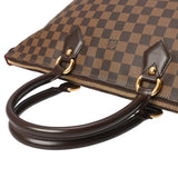 LOUIS VUITTON ルイヴィトン ダミエ サレヤ MM ブラウン N51182 レディース ダミエキャンバス ハンドバッグ ABランク 中古 銀蔵