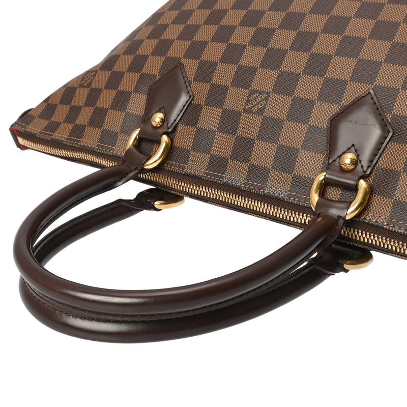 LOUIS VUITTON ルイヴィトン ダミエ サレヤ MM ブラウン N51182 レディース ダミエキャンバス ハンドバッグ ABランク 中古 銀蔵
