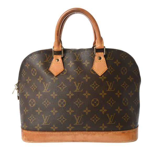 LOUIS VUITTON ルイヴィトン モノグラム アルマ 旧型 ブラウン M51130 レディース モノグラムキャンバス ハンドバッグ Bランク 中古 銀蔵
