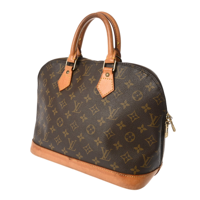 LOUIS VUITTON ルイヴィトン モノグラム アルマ 旧型 ブラウン M51130 レディース モノグラムキャンバス ハンドバッグ Bランク 中古 銀蔵