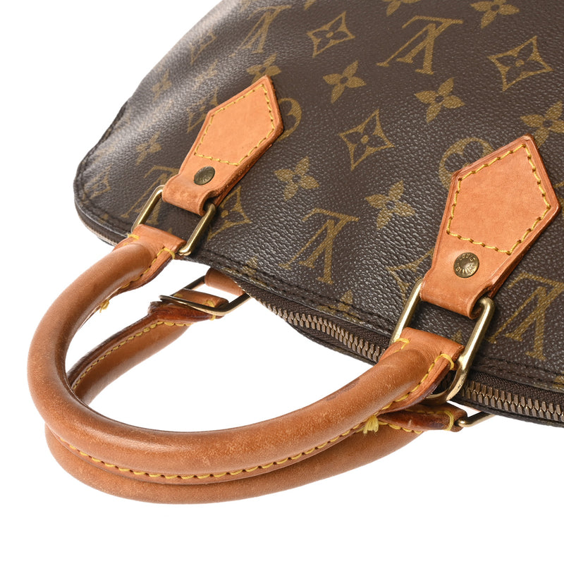 LOUIS VUITTON ルイヴィトン モノグラム アルマ 旧型 ブラウン M51130 レディース モノグラムキャンバス ハンドバッグ Bランク 中古 銀蔵