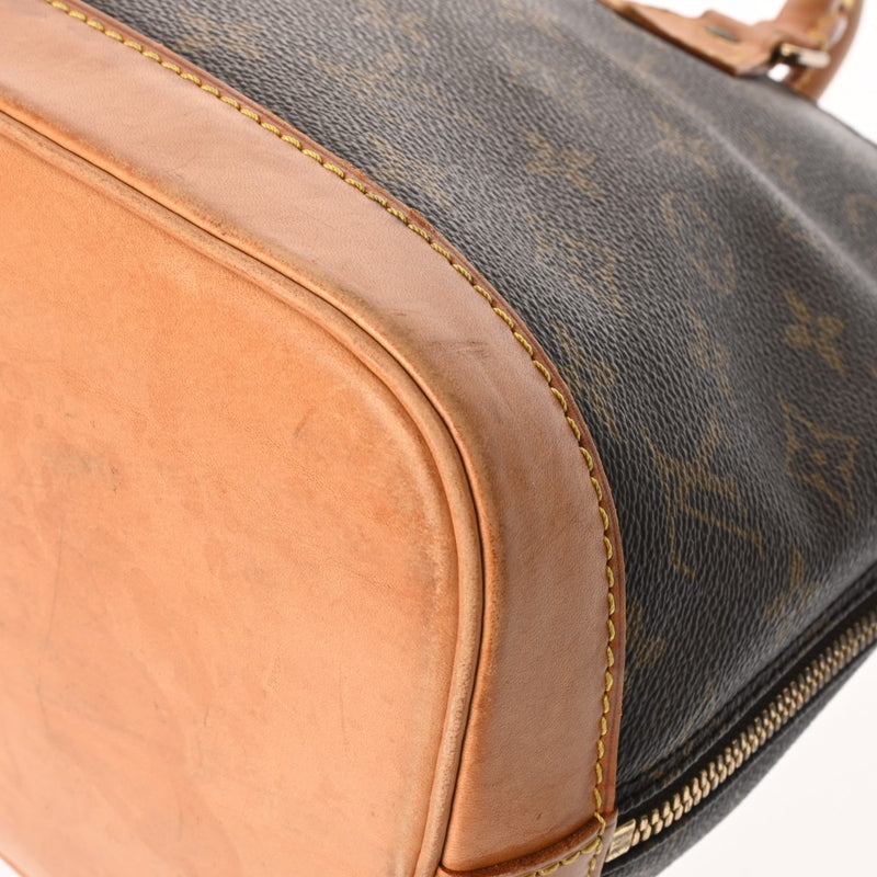 LOUIS VUITTON ルイヴィトン モノグラム アルマ 旧型 ブラウン M51130 レディース モノグラムキャンバス ハンドバッグ Bランク 中古 銀蔵