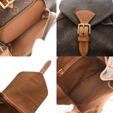 LOUIS VUITTON ルイヴィトン モノグラム モンスリ MM ブラウン M51136 レディース モノグラムキャンバス リュック・デイパック Cランク 中古 銀蔵