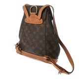 LOUIS VUITTON ルイヴィトン モノグラム モンスリ MM ブラウン M51136 レディース モノグラムキャンバス リュック・デイパック Cランク 中古 銀蔵