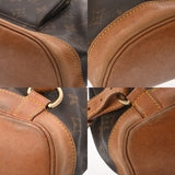 LOUIS VUITTON ルイヴィトン モノグラム モンスリ MM ブラウン M51136 レディース モノグラムキャンバス リュック・デイパック Cランク 中古 銀蔵