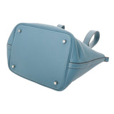 HERMES エルメス ピコタンロック MM ブルージーン □O刻印(2011年頃) レディース トリヨンクレマンス ハンドバッグ ABランク 中古 銀蔵