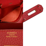 HERMES エルメス バーキン 35 ルージュヴィフ ○Z刻印(1996年頃) ユニセックス アルデンヌ ハンドバッグ Bランク 中古 銀蔵