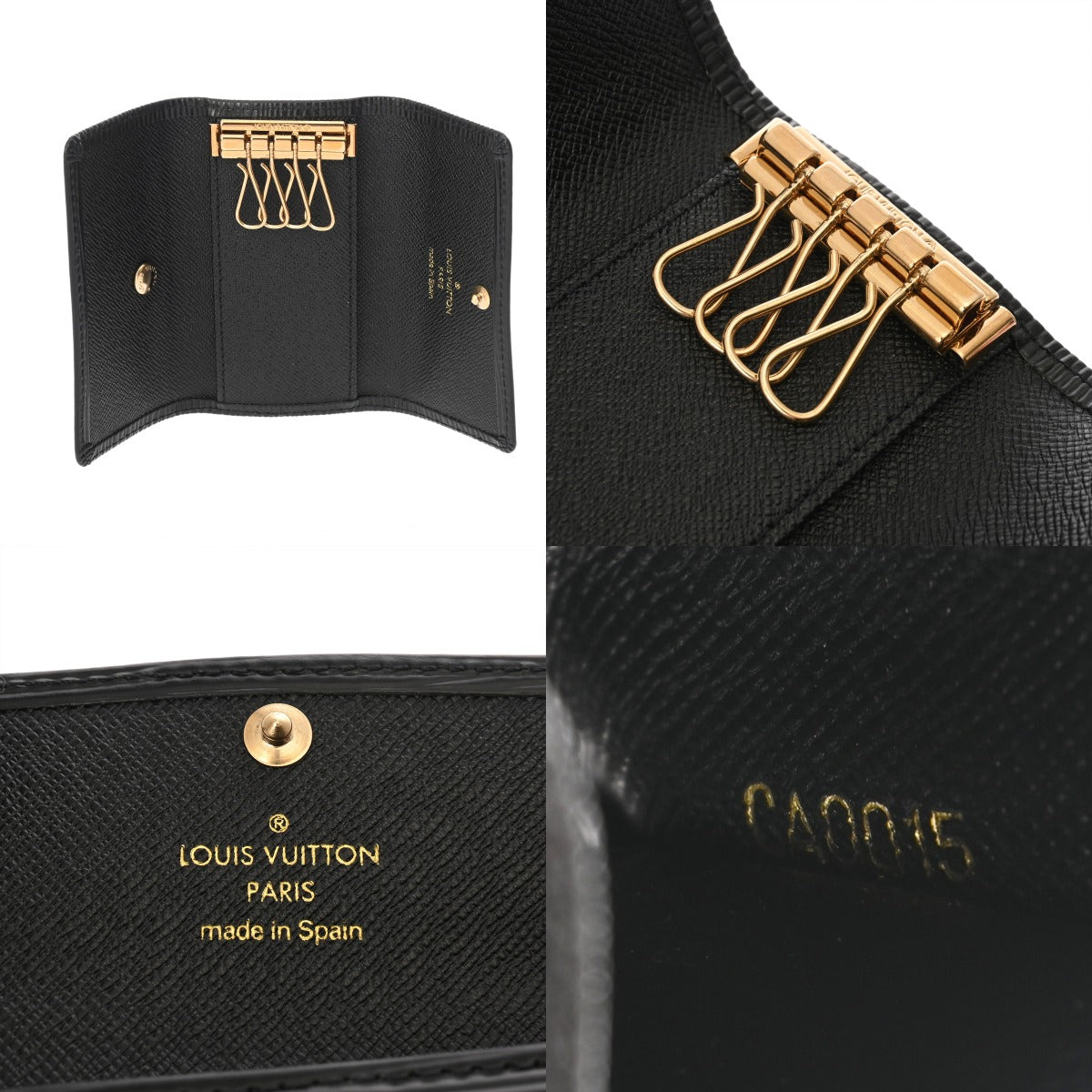 LOUIS VUITTON ルイヴィトン エピ ミュルティクレ4 ノワール M63822