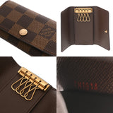 LOUIS VUITTON ルイヴィトン ダミエ ミュルティクレ4 ブラウン N62631 ユニセックス ダミエキャンバス キーケース Aランク 中古 銀蔵
